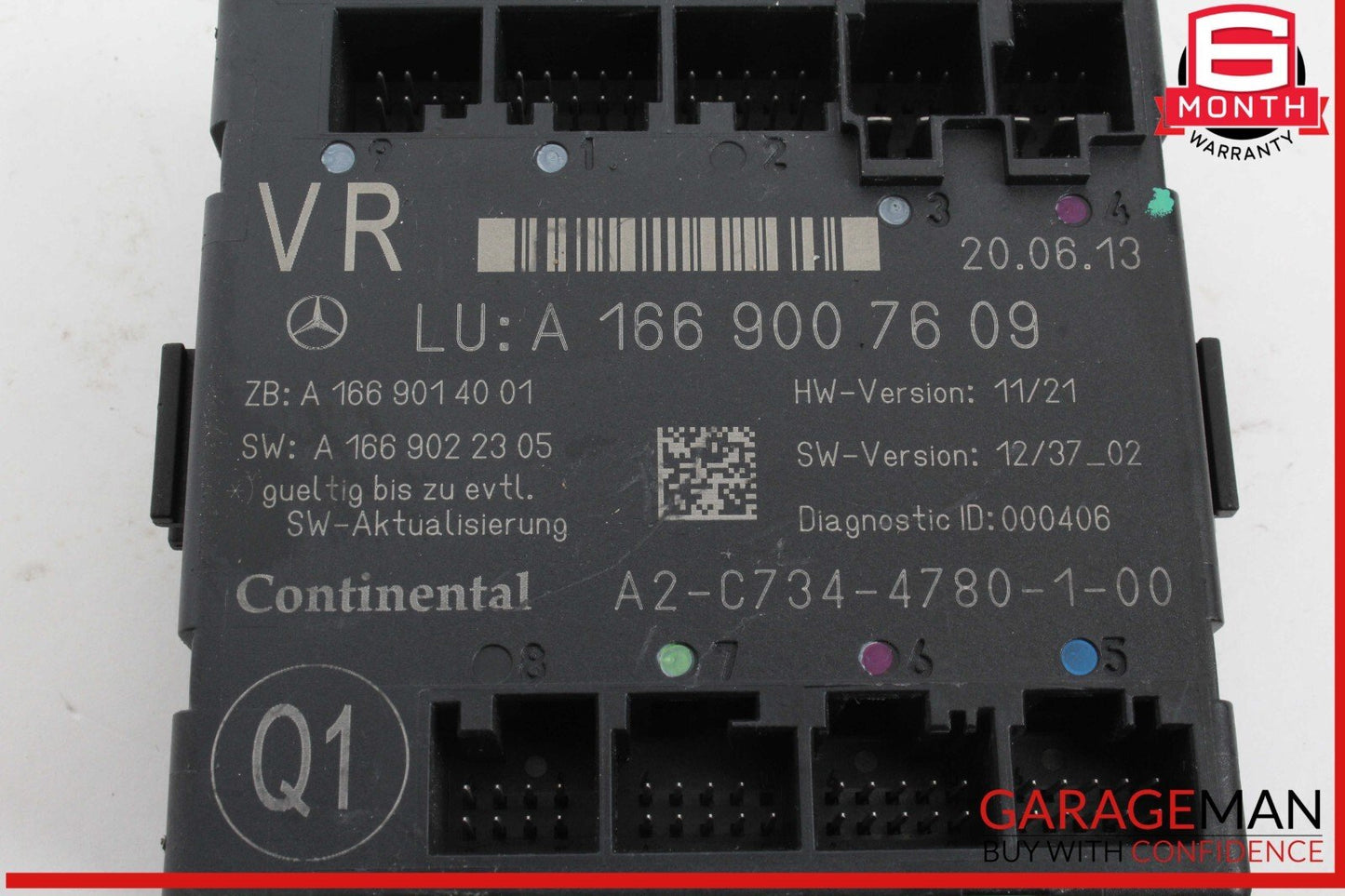 12-19 Mercedes X166 GL450 ML400 GLE350 Front Right Side Door Control Module Unit