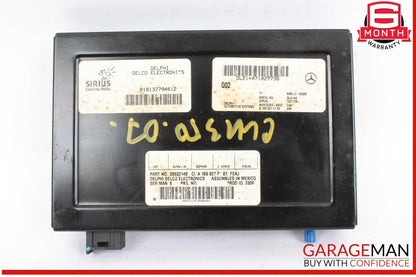 03-09 Mercedes W209 CLK350 C350 Sirius Satellite Radio Receiver 1698270162 OEM