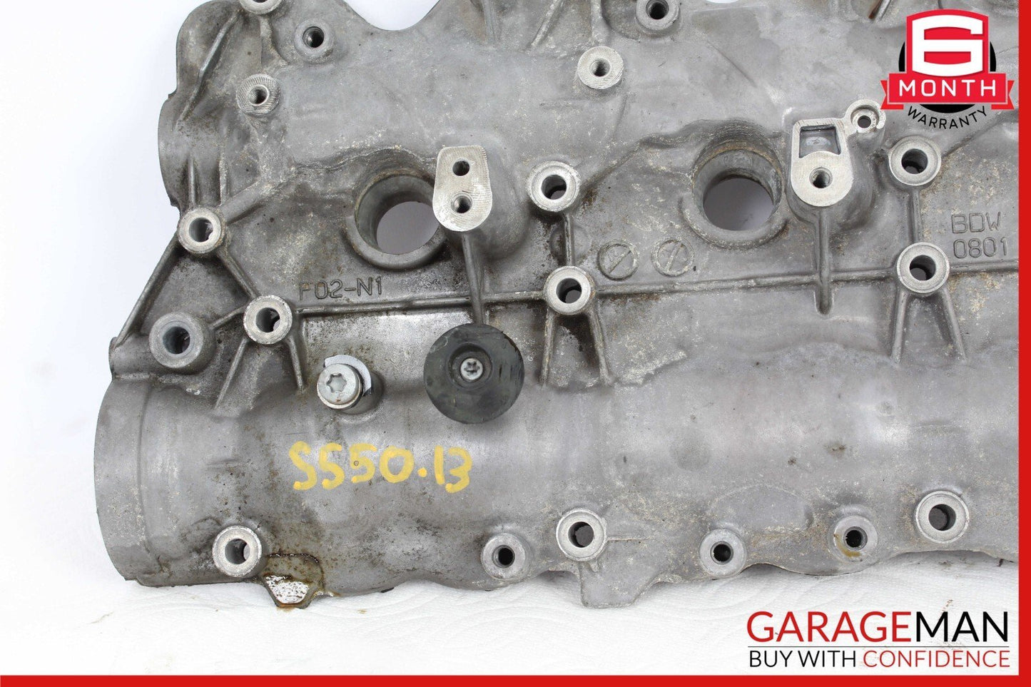 11-20 Mercedes S550 E550 CLS550 4.7L Left Side Engine Cylinder Head Valve Cover