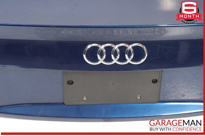 10-17 Audi A5 S5 RS5 Rear Trunk Lid Deck Shell Panel Blue OEM