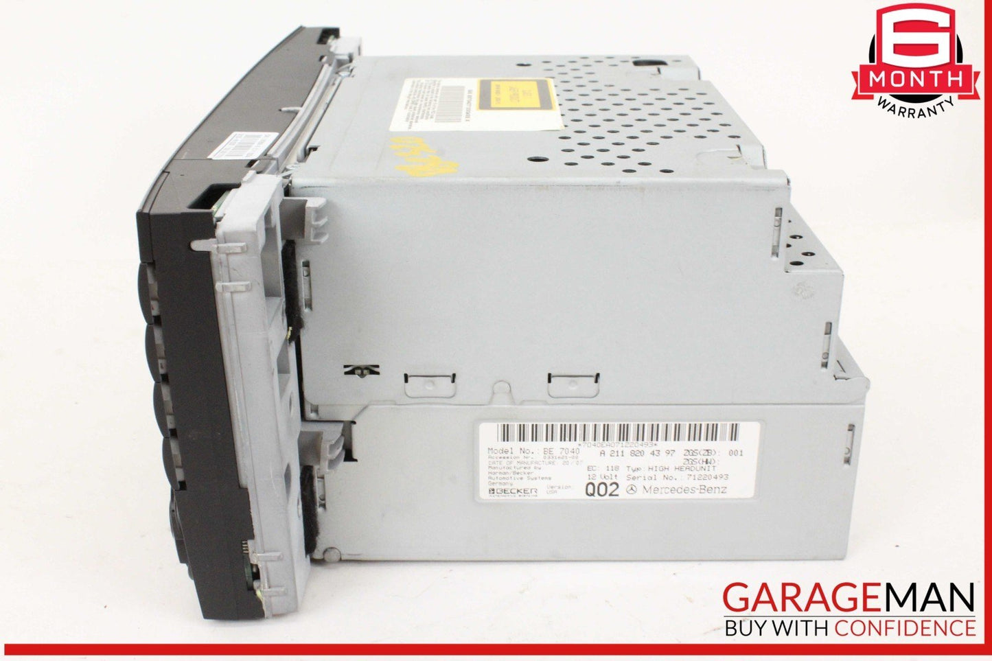 03-08 Mercedes W211 E320 Command Head Unit Navigation Radio CD 2118204397 OEM