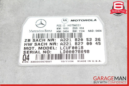 06-12 Mercedes W219 CLS500 S600 CLK350 ML550 Voice Communication Control Module