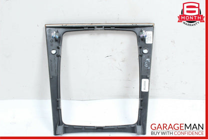 08-15 Mercedes W204 C300 C63 AMG Center Console Gear Shift Trim Bezel Cover Wood