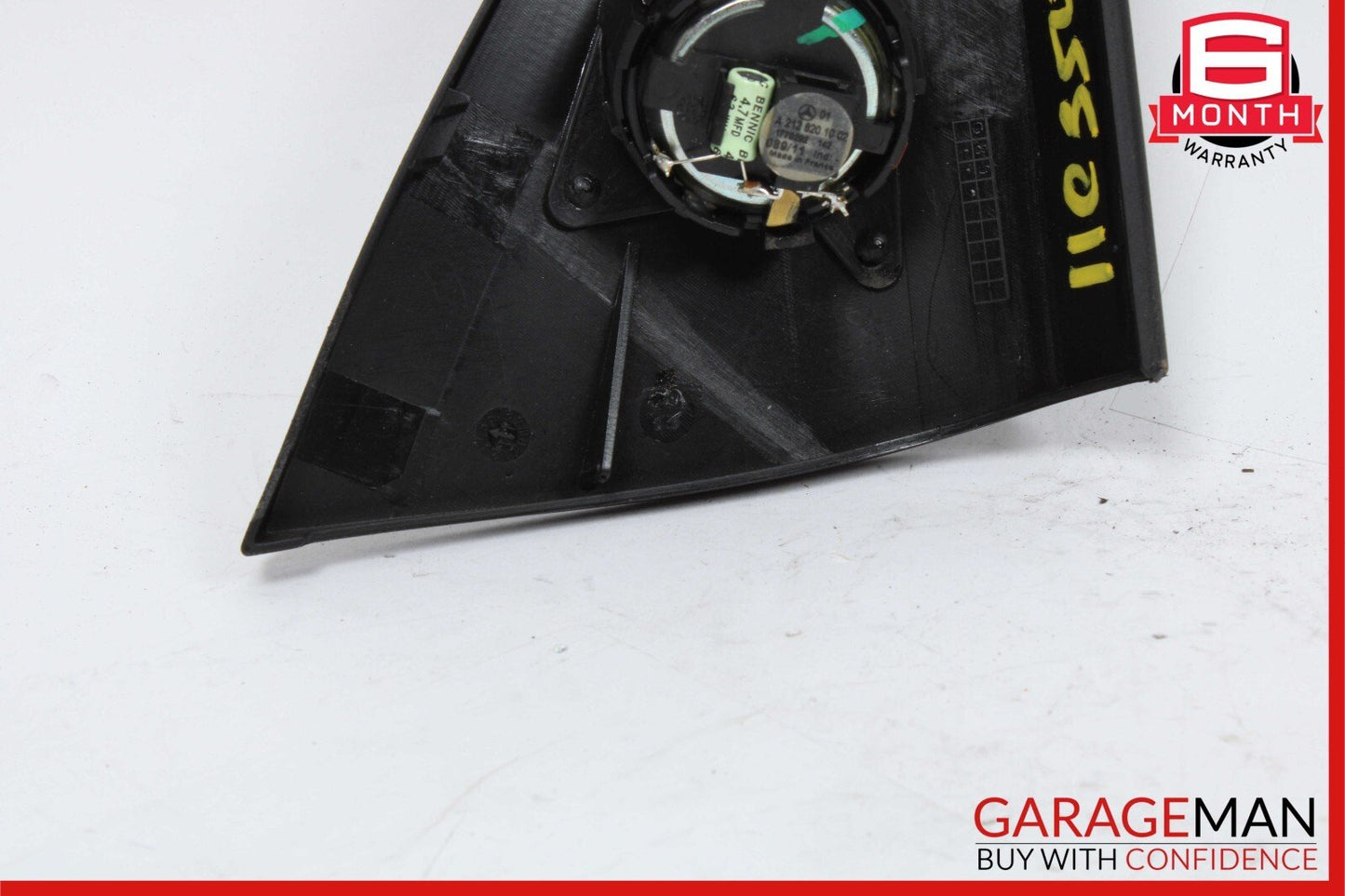 08-14 Mercedes W204 C350 C250 Front Left Side Door Panel Tweeter Cover Black OEM