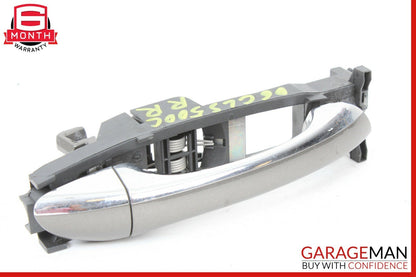 06-11 Mercedes W219 CLS500 Rear Right Side Exterior Door Handle Indium Gray OEM