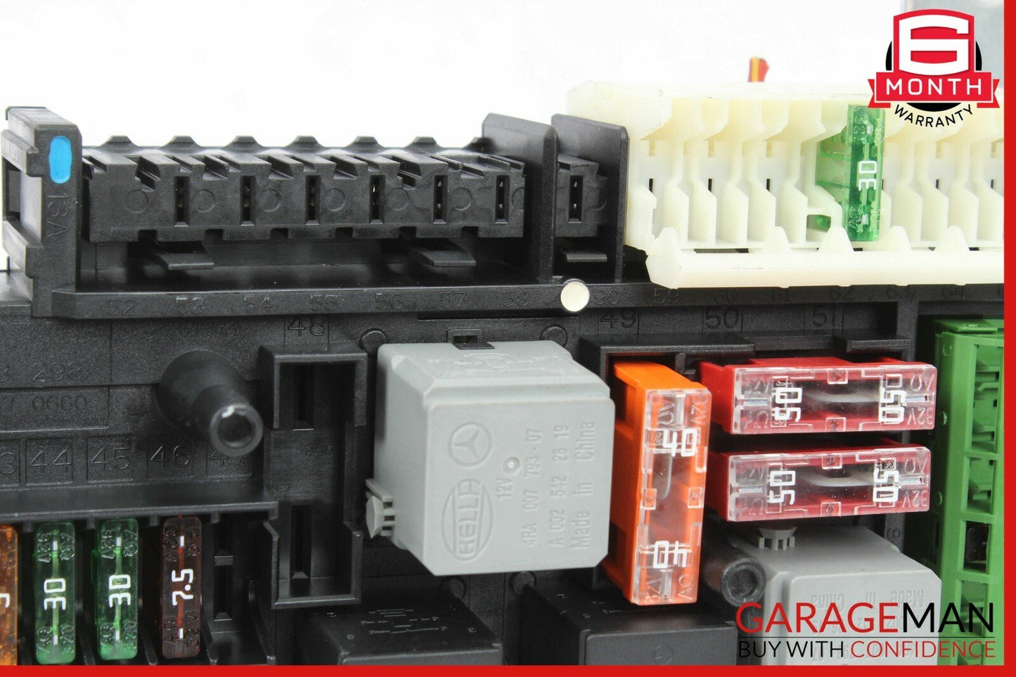 12-14 Mercedes W204 C250 C350 C63 AMG Rear SAM Fuse Box Relay Module Assembly