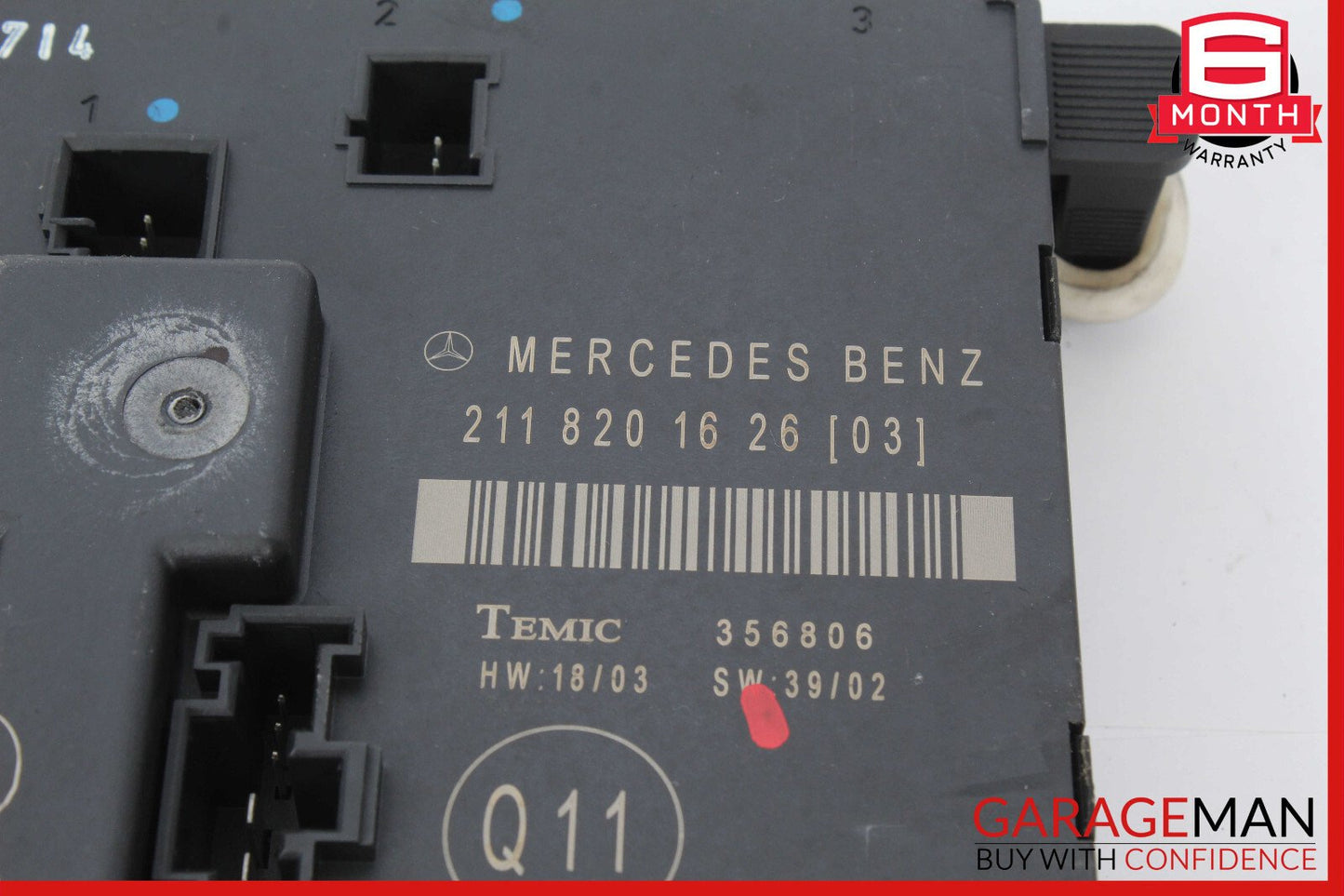 03-09 Mercedes W211 E320 E500 Rear Right Passenger Side Door Control Module OEM