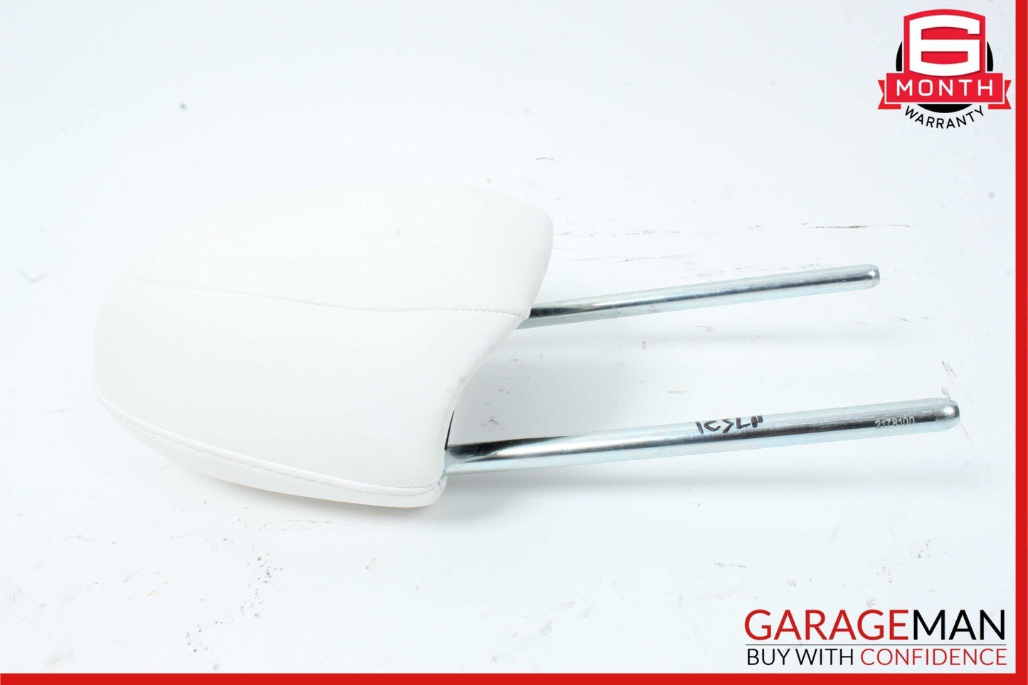 17-22 Tesla Model 3 Front Right / Left Side Seat Headrest Head Rest White