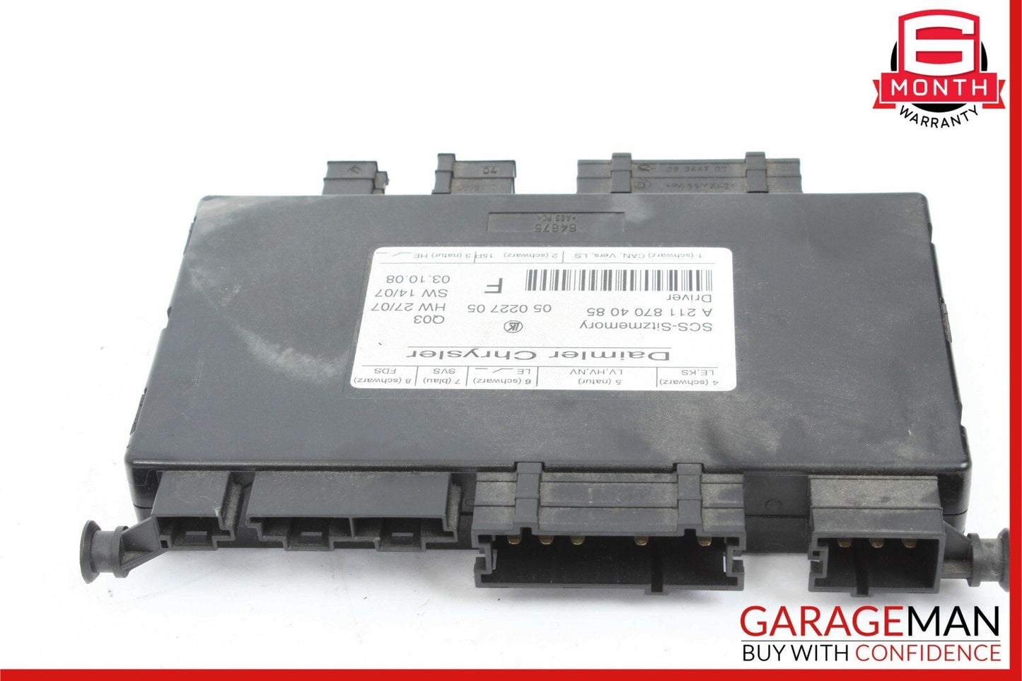 03-12 Mercedes W211 E350 CLS350 GL550 Seat Control Module Left Side OEM