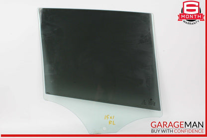 12-15 BMW X1 Rear Left Driver Side Door Window Glass 2990299 OEM