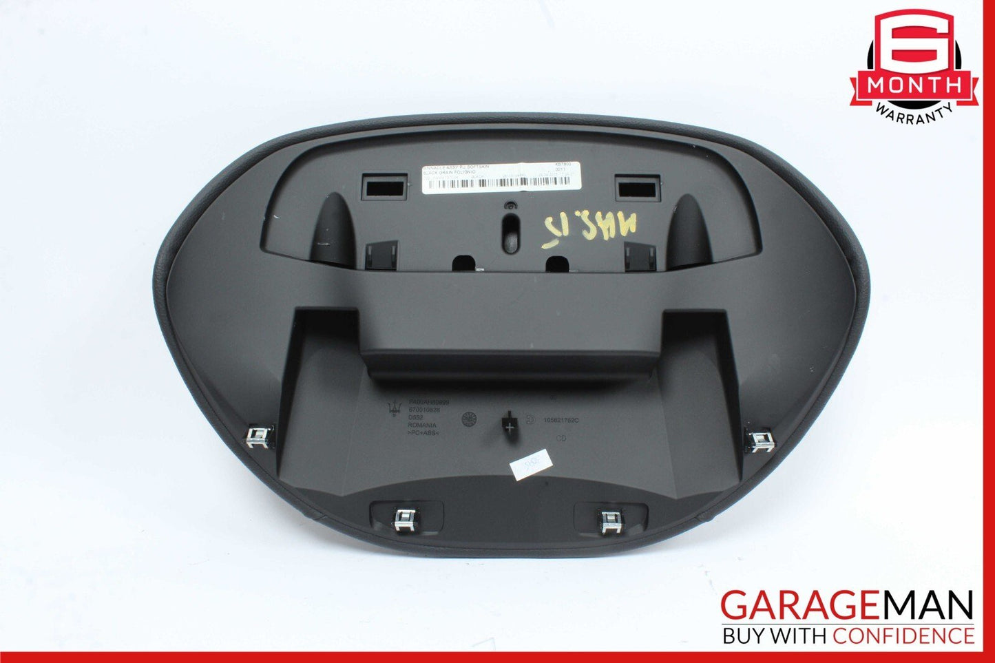 14-17 Maserati Ghibli M157 Gauge Dash Speedometer Trim Pad Cover Black