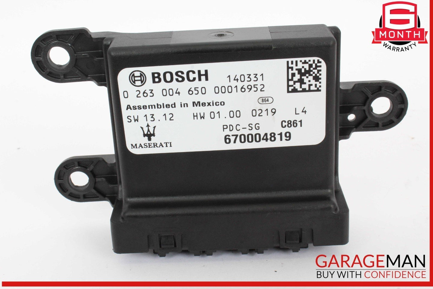 14-18 Maserati Quattroporte Parking Park Sensor Control Module Unit 670004819