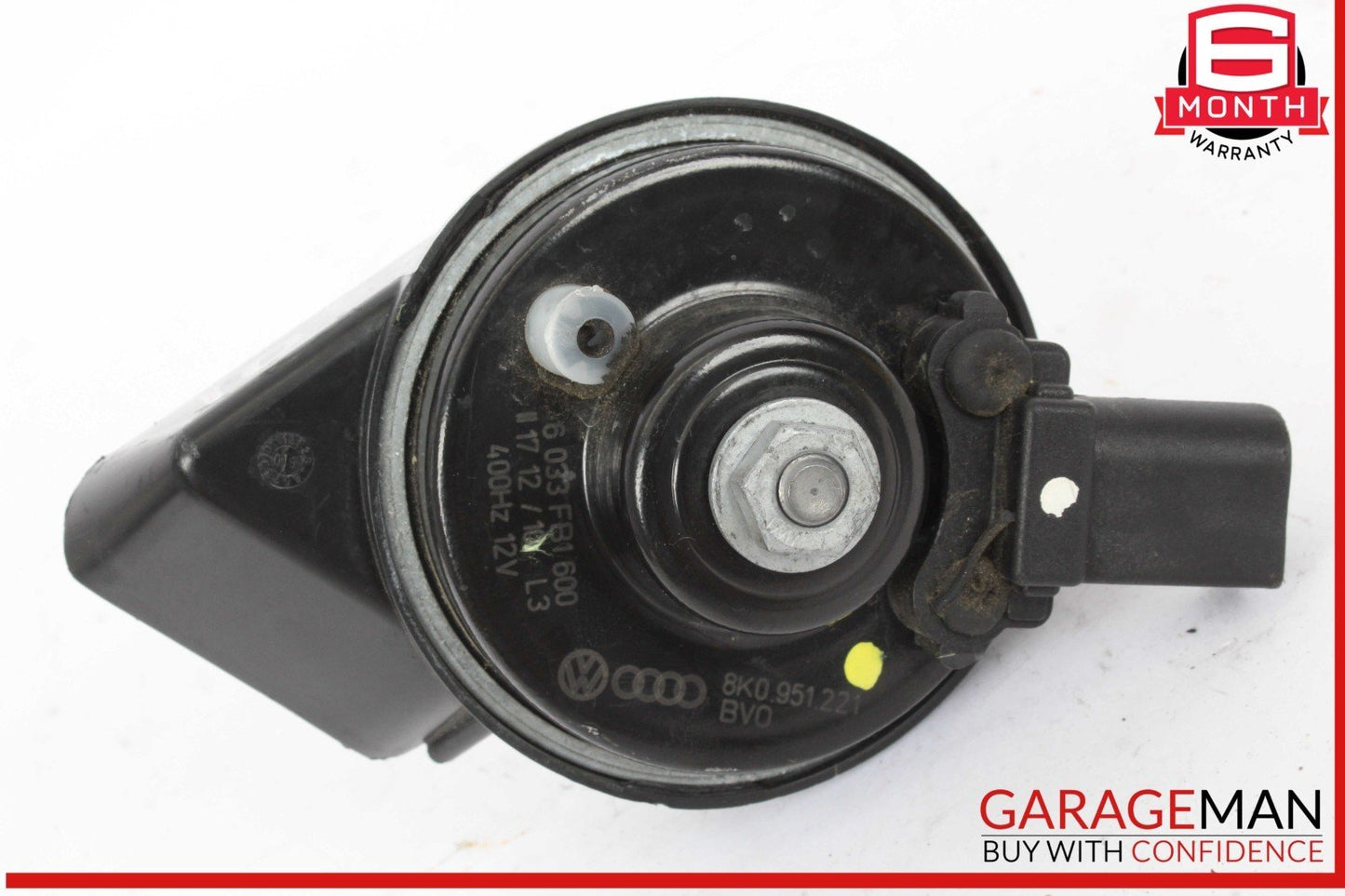 08-17 Audi S5 Right Side Horn Low Tone Frequency 8K0951221 OEM
