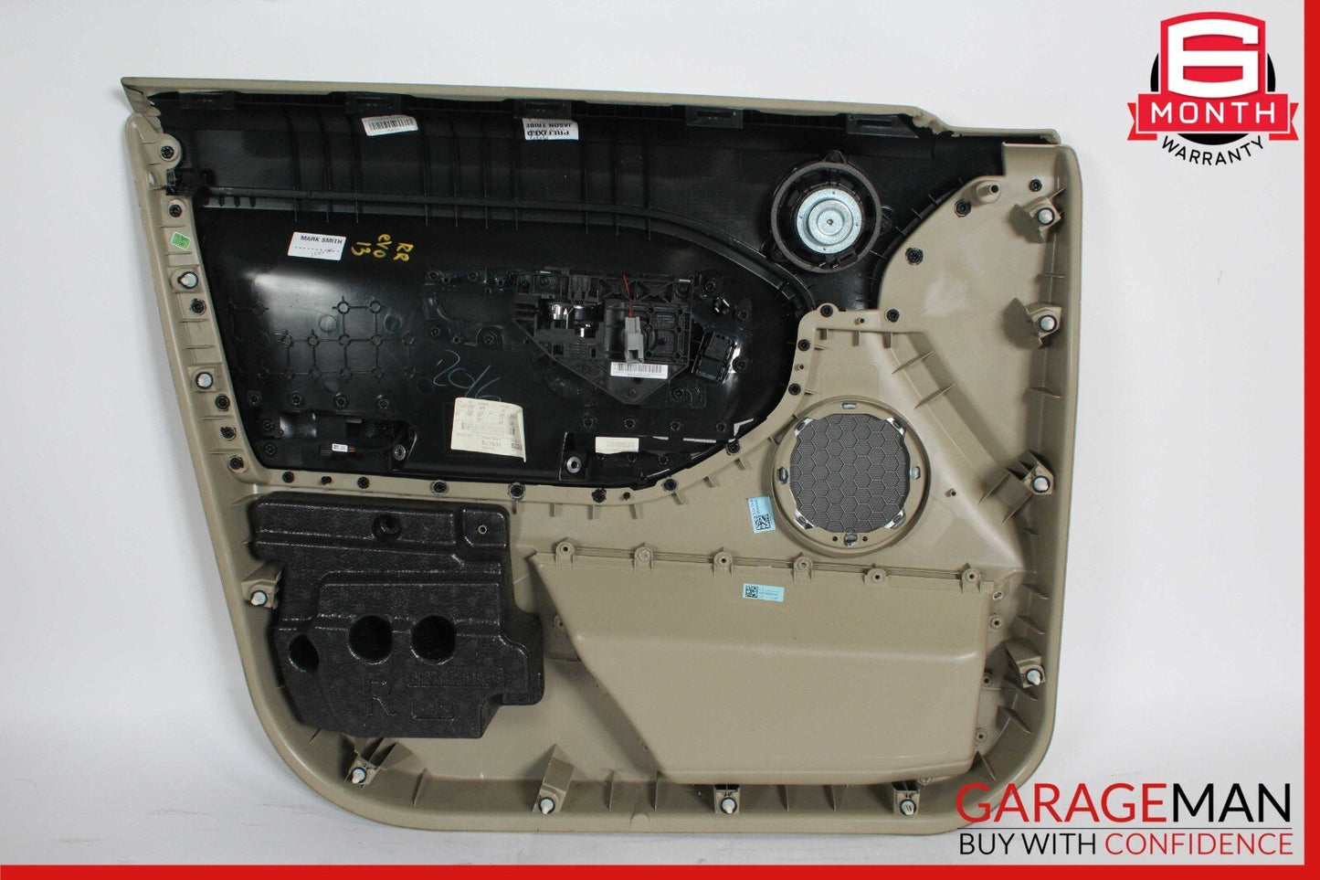 12-19 Land Rover Range Rover Evoque Front Right Interior Door Panel Assy Beige