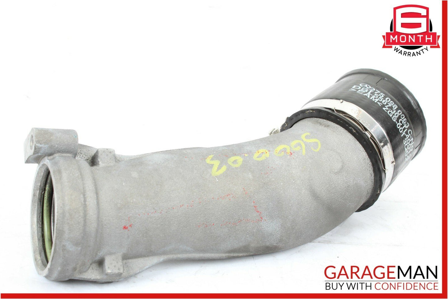 03-12 Mercedes S600 CL65 AMG Right Side Turbocharger Hose Pipe 2750980607 OEM