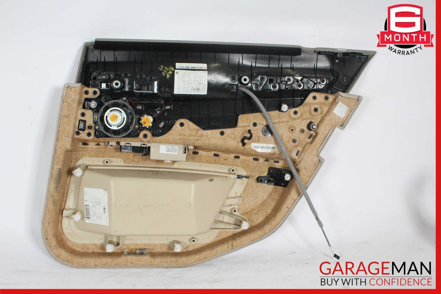 09-15 BMW 750I 750LI F01 F02 Rear Left Driver Side Interior Door Panel Assy