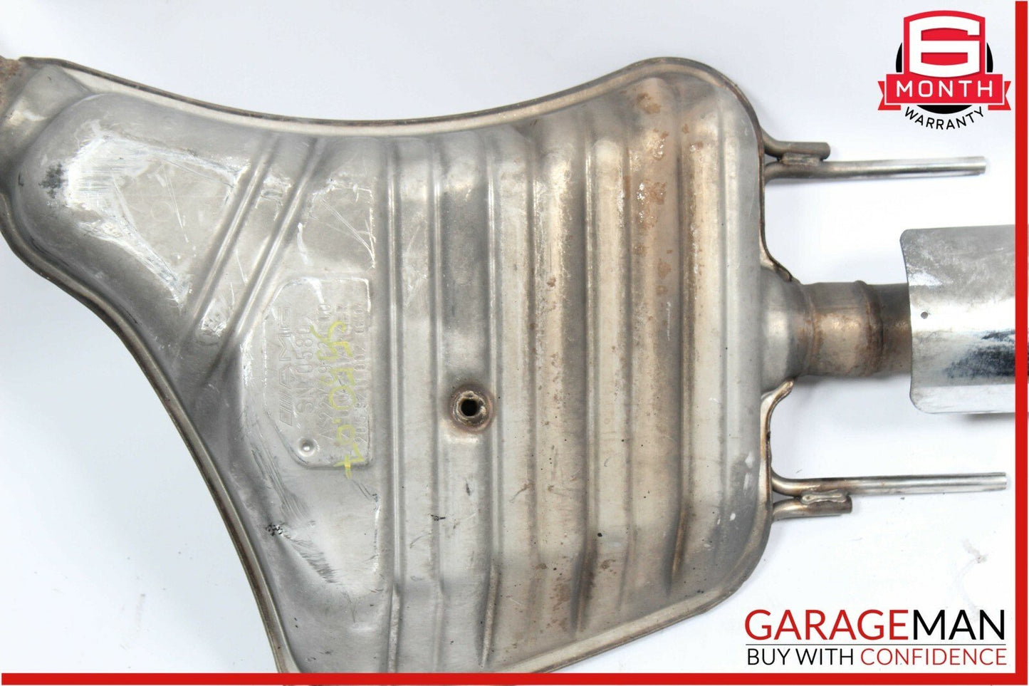07-09 Mercedes W221 S450 S550 S600 AMG Sport Rear Exhaust Muffler Tip Tips Set