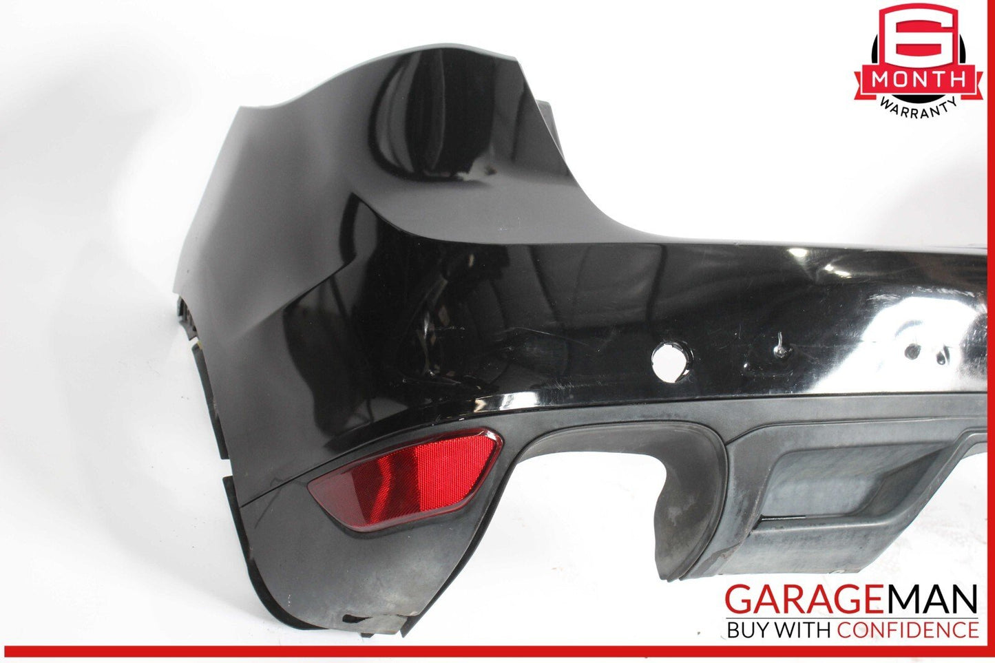 11-14 Porsche Cayenne 958 Rear Bumper Cover Panel Assembly Black OEM