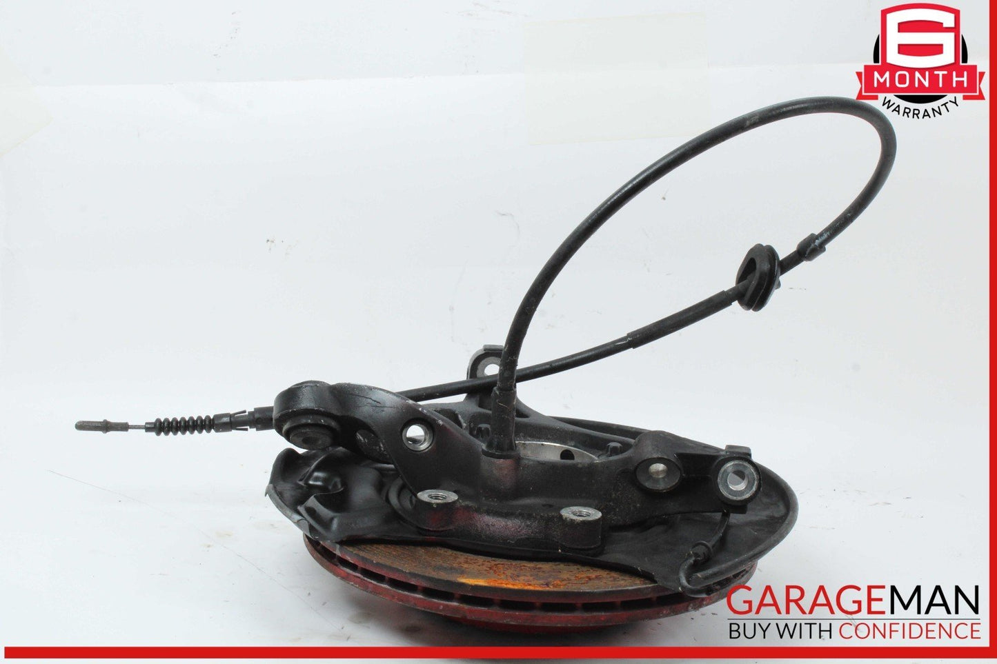 03-12 Mercedes R230 SL500 Rear Left Side Spindle Knuckle Hub w/ Rotor Disc OEM