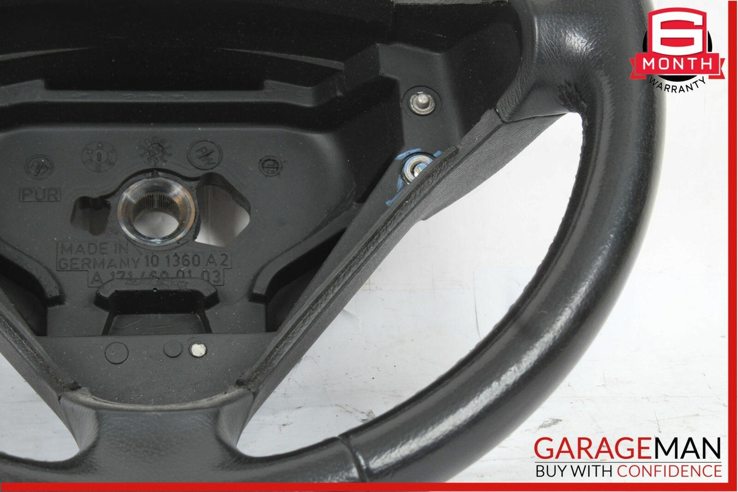 05-11 Mercedes R171 SLK280 C230 Sport 3 Spoke Steering Wheel Leather Black