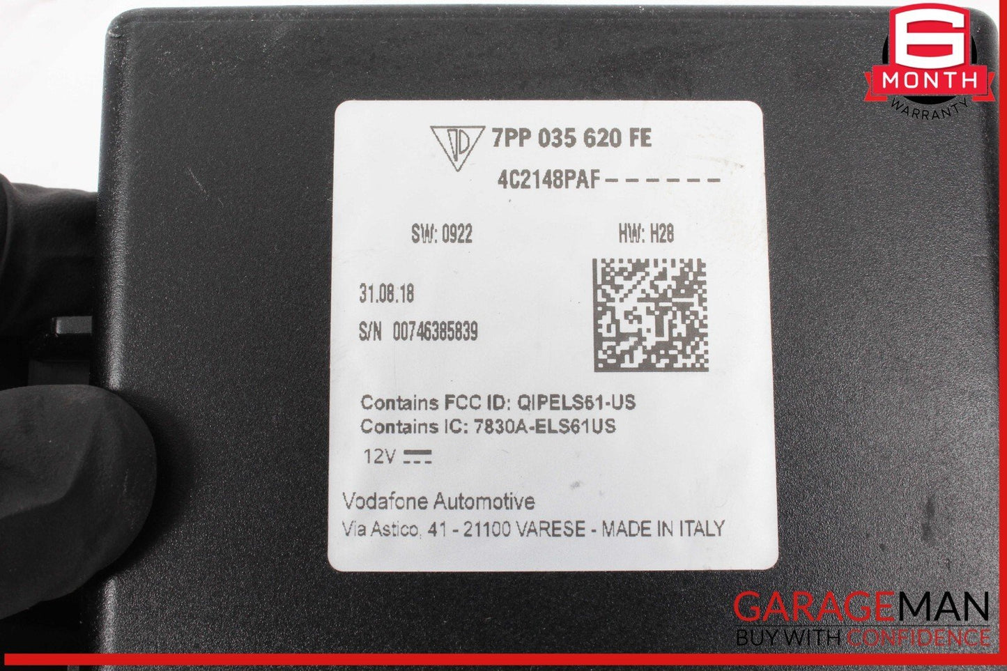 19-24 Porsche Macan GPS Navigation Control Module 7PP035620FE OEM