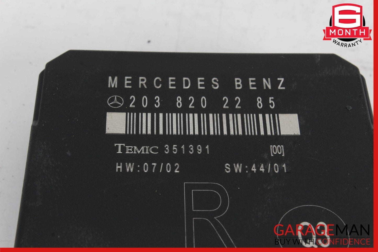 01-07 Mercedes W203 Ð¡280 C240 C55 AMG Rear Right Side Door Controller Module