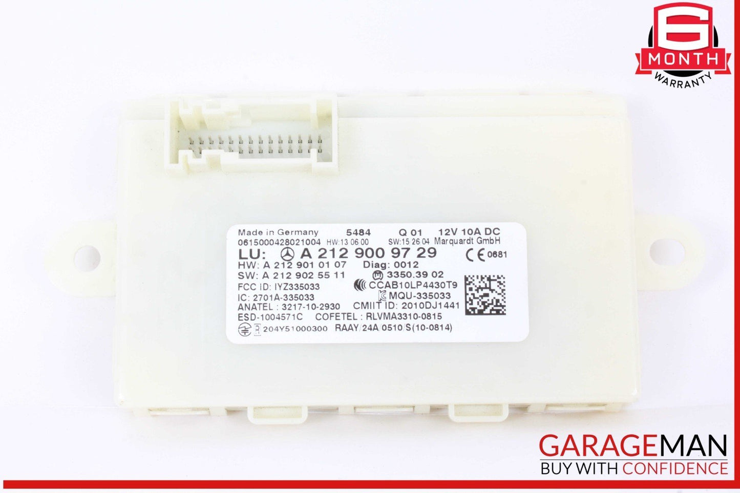 13-20 Mercedes W117 CLA250 SL550 ML400 Keyless Go Entry Control Module OEM