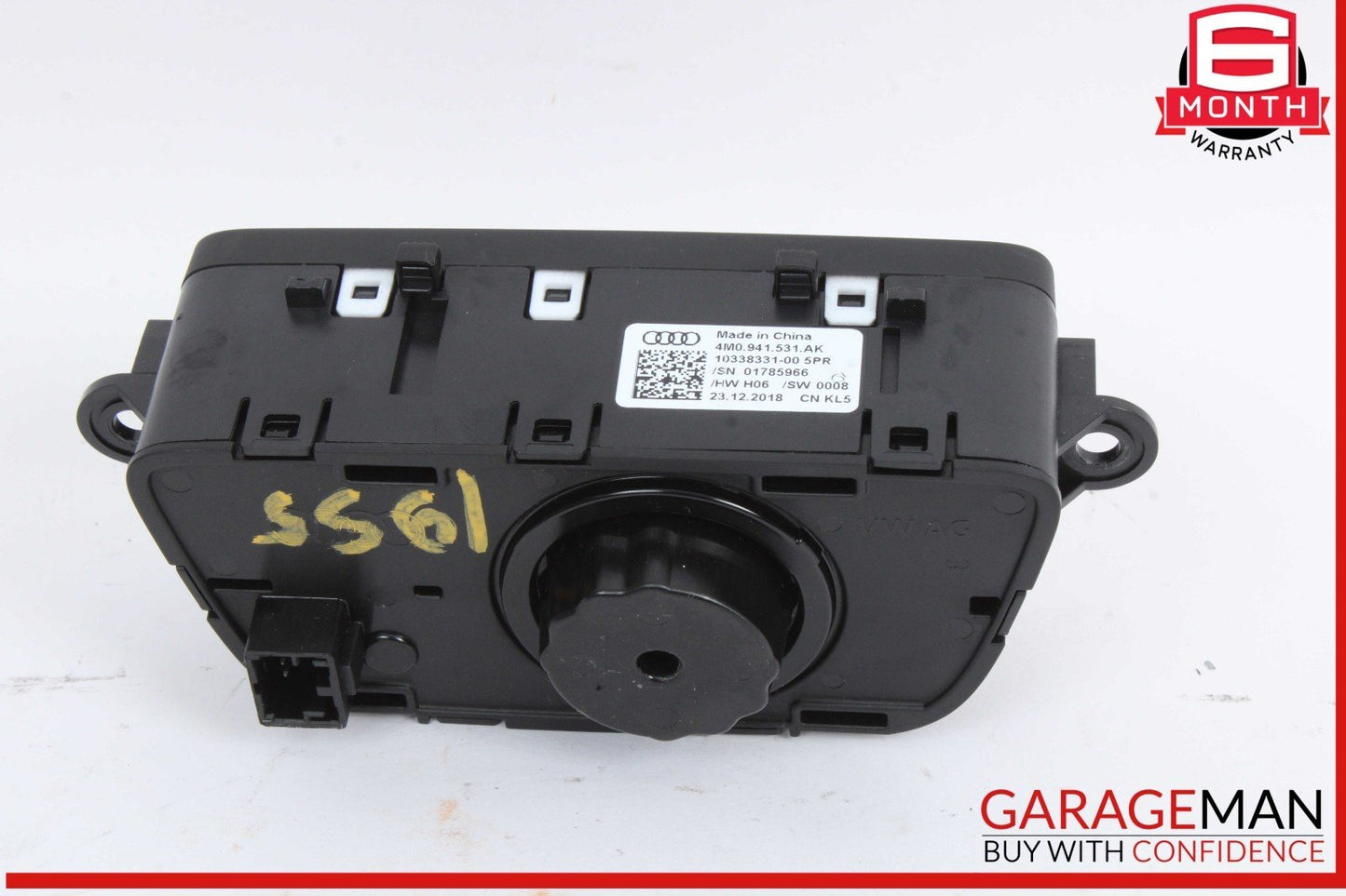 17-24 Audi A5 S5 RS5 A4 S4 Q7 Dash Headlight Control Switch 4M0941531AK OEM