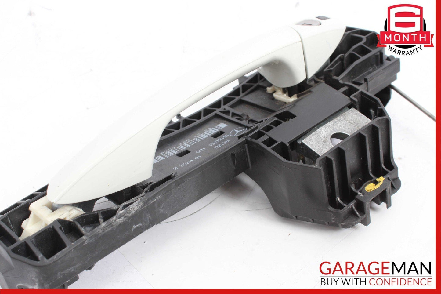 08-17 Mercedes W204 C300 Front Left Driver Side Exterior Door Handle White OEM