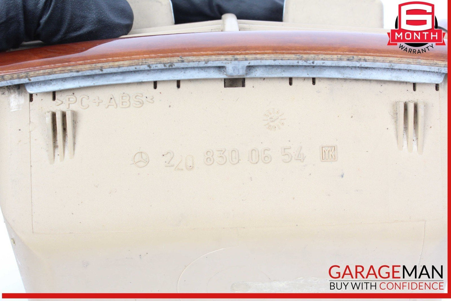 00-06 Mercedes W220 S430 S500 Center Console Rear Air Vent 2208300654 OEM