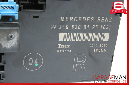 06-11 Mercedes W219 CLS500 Front Right Side Door Computer Controller Module