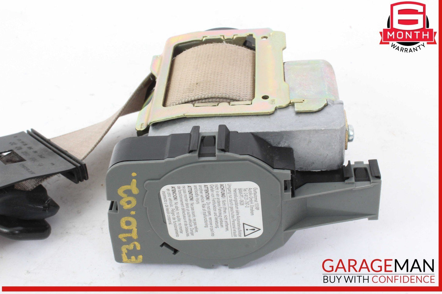 98-02 Mercedes W210 E320 Rear Left Driver Side 2nd Row Seatbelt OEM