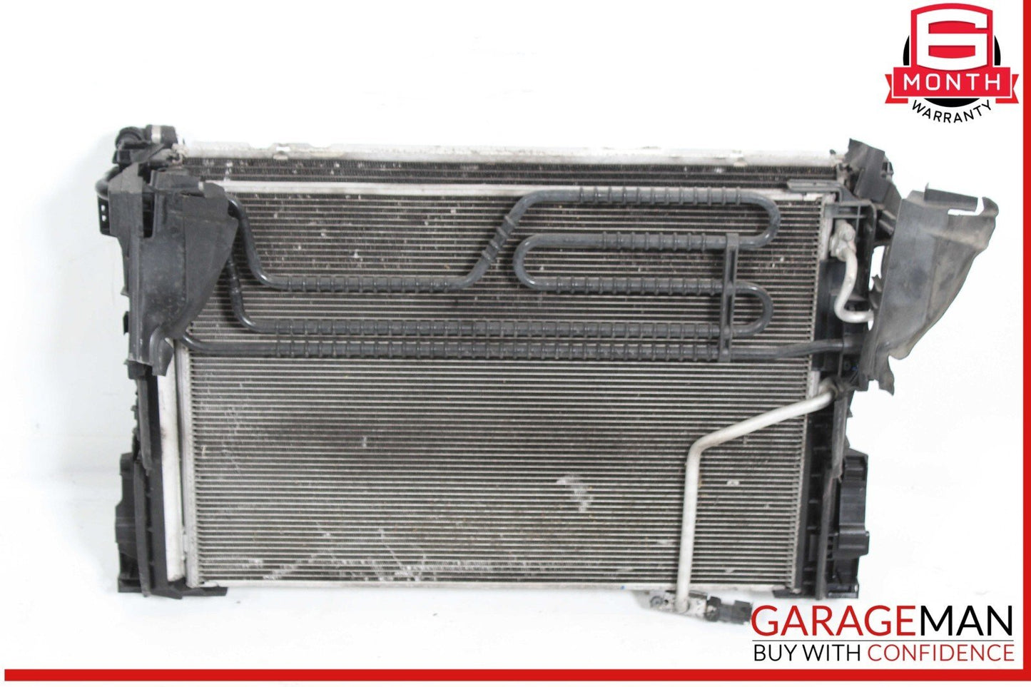 12-15 Mercedes W204 C250 M271 Engine Cooling Radiator AC Air A/C Condenser OEM