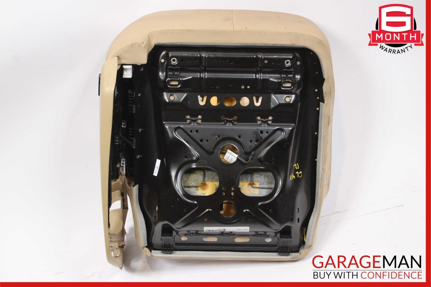 07-12 Mercedes GL450 GL550 Front Right Lower Bottom Seat Cushion Cover Brown