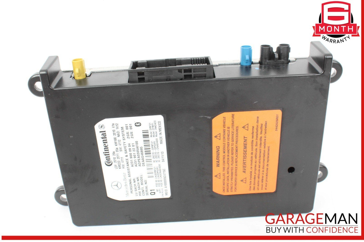 10-20 Mercedes W212 E350 C400 GLA250 SL400 Communication Control Module OEM