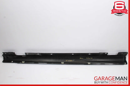 08-14 Mercedes W204 C300 C350 Left Side Skirt Rocker Moulding Cover Panel Black