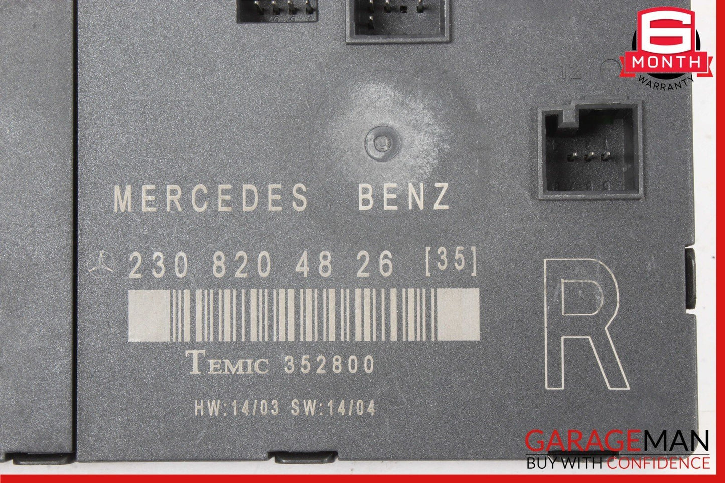 03-08 Mercedes R230 SL500 SL550 Right Side Door Control Module 2308204826 OEM