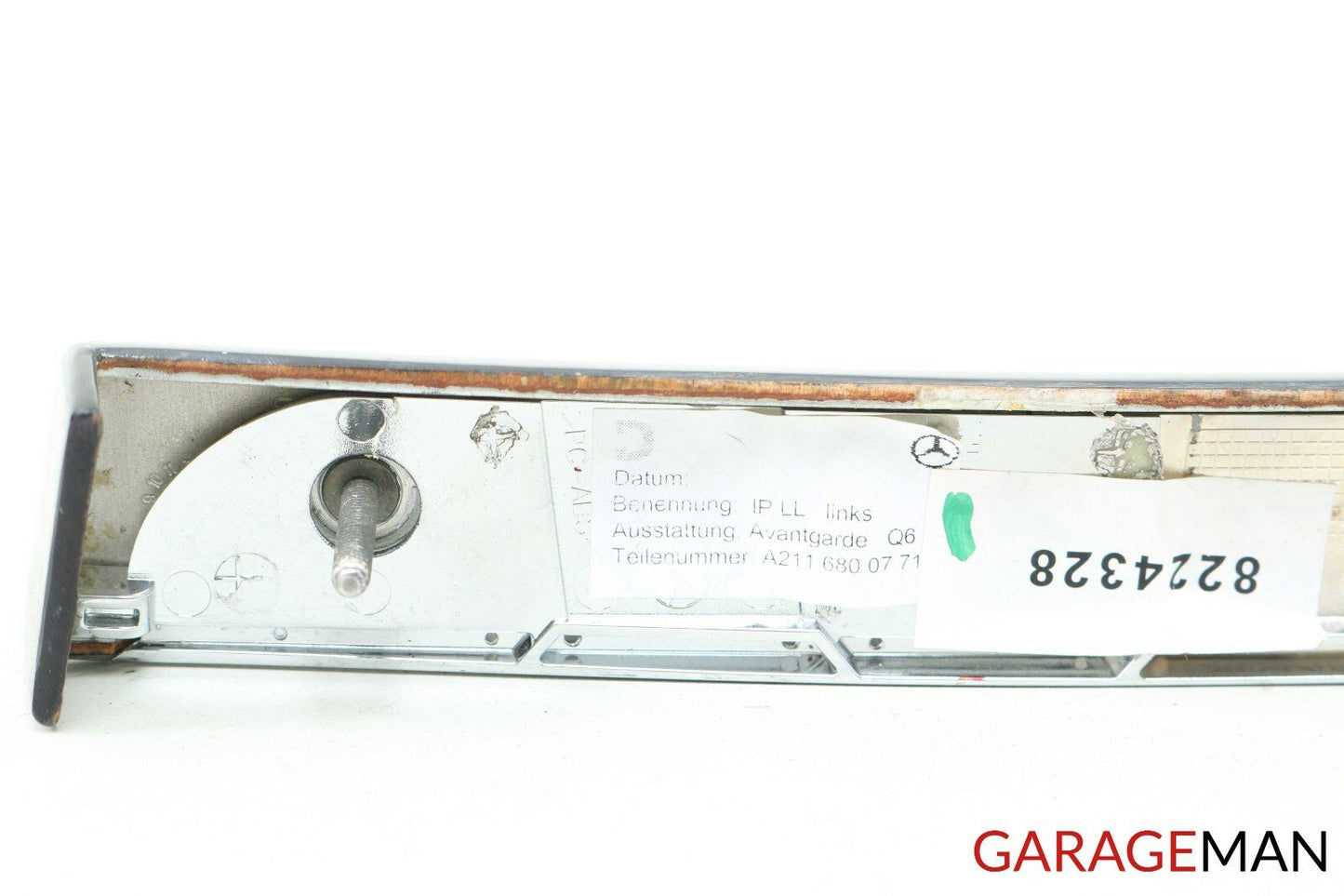 03-09 Mercedes W211 E350 E500 Dashboard Dash Left Molding Trim Wood 2116800771