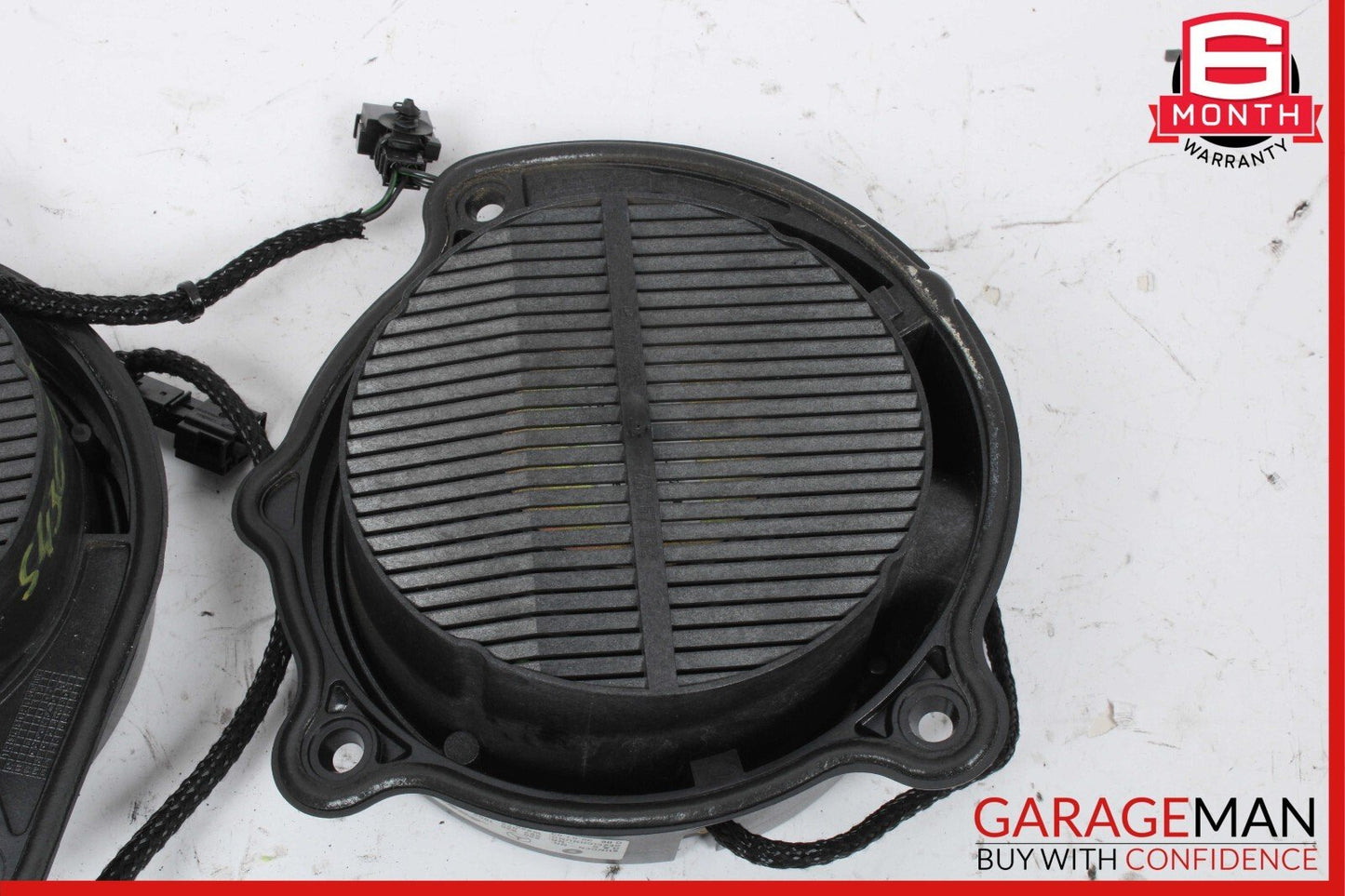 00-06 Mercedes W220 S600 S55 Front Right And Rear Left Door Sound Speaker Set