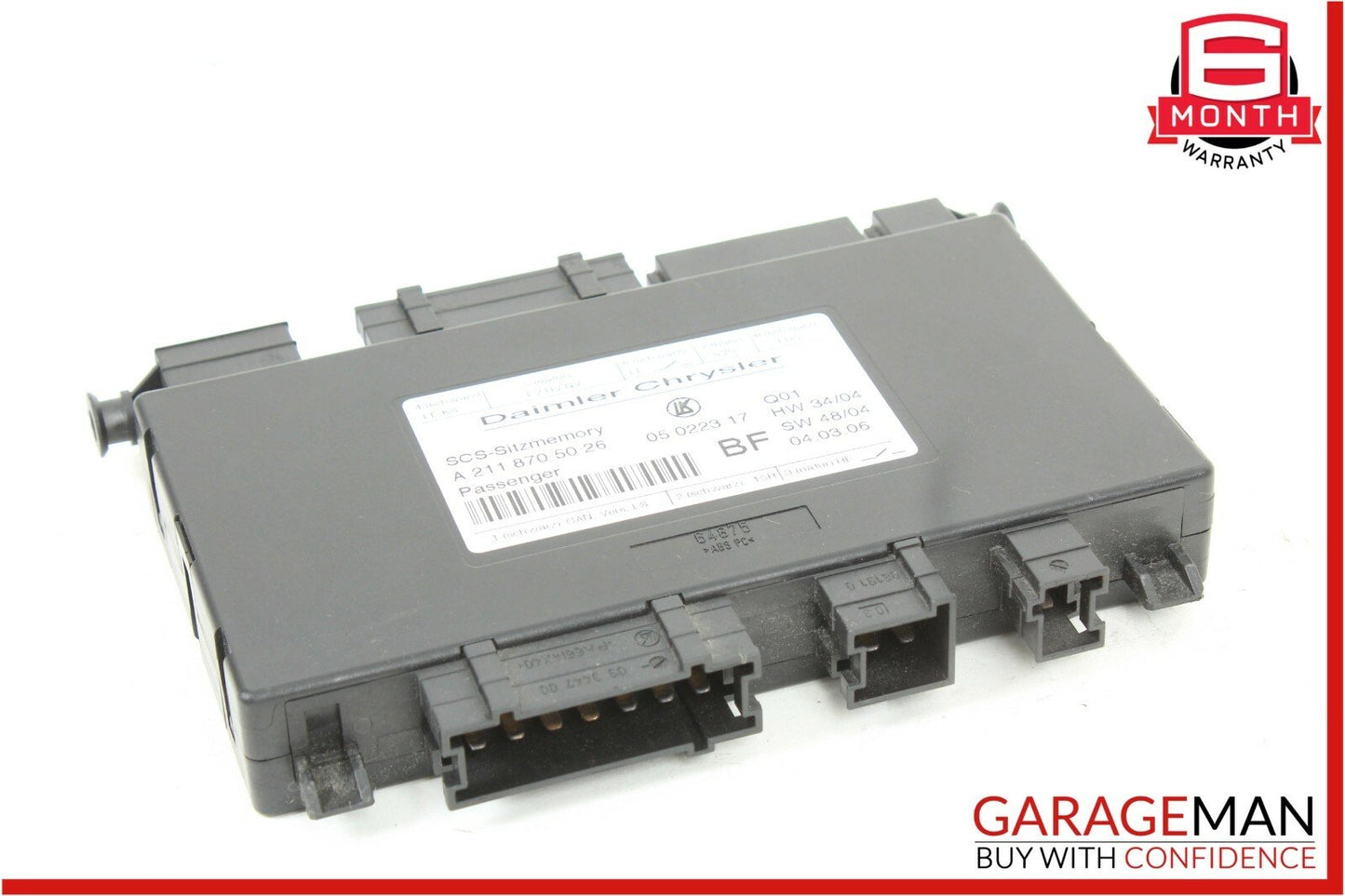 03-11 Mercedes W211 E350 CLS550 Under Seat Control Module Front Right Side OEM