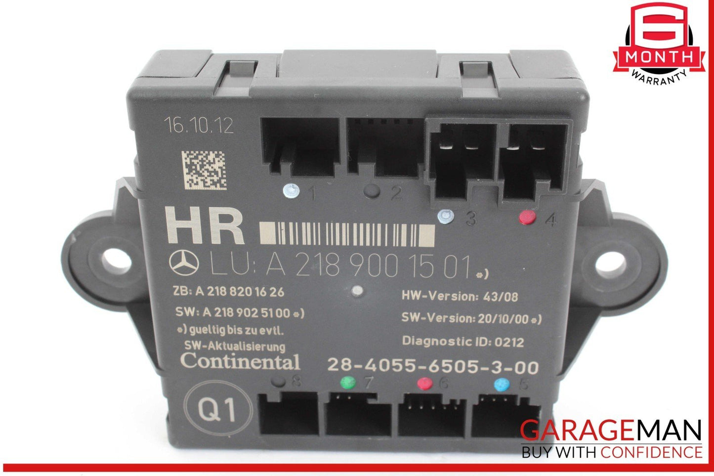 08-18 Mercedes W204 C250 C300 Rear Right Side Door Control Module Unit OEM