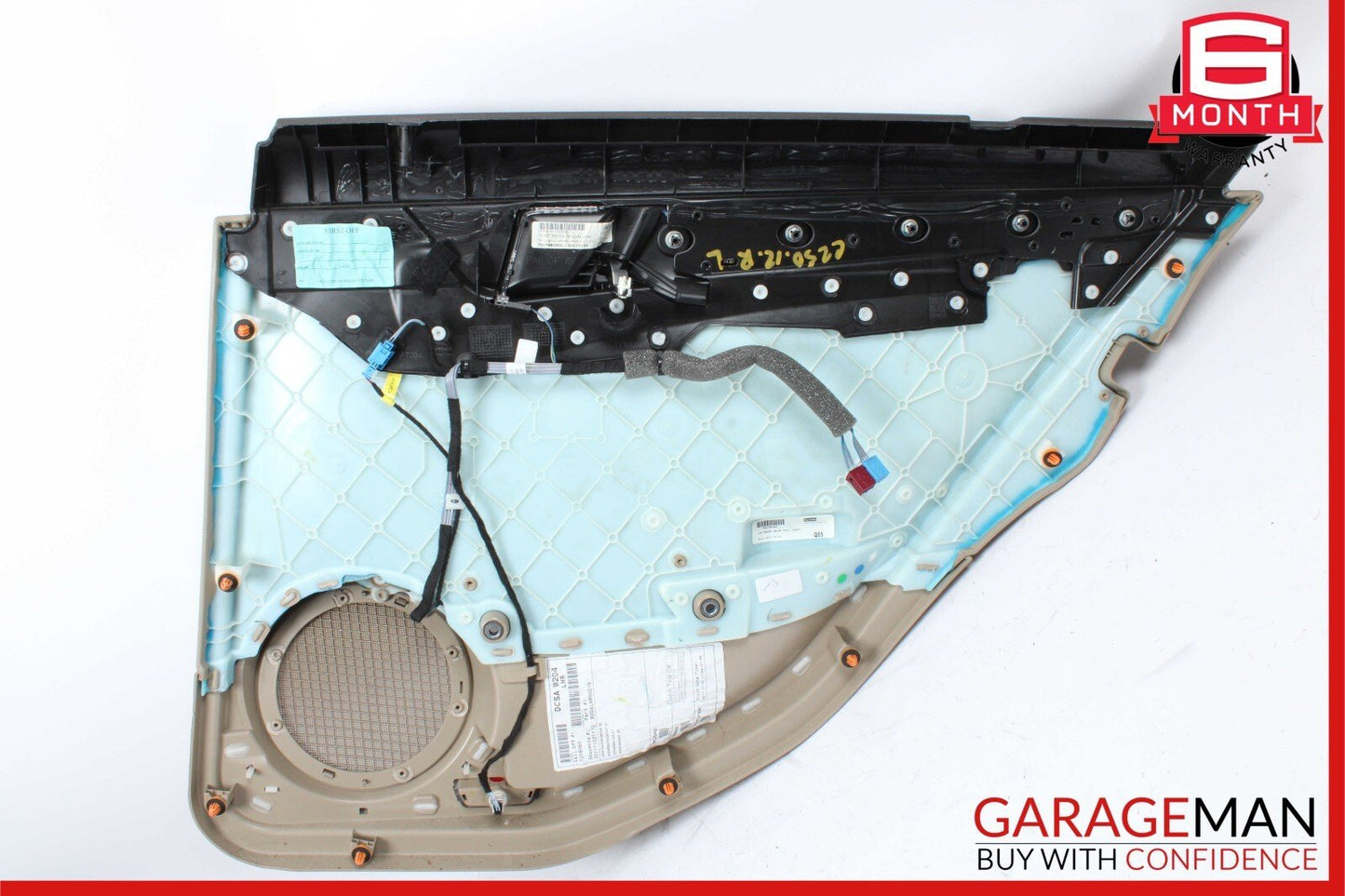 08-14 Mercedes W204 C250 C300  Rear Left Driver Side Interior Door Panel OEM