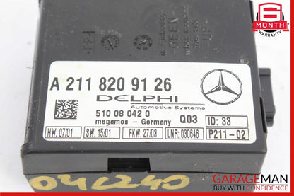 Mercedes C240 E320 CL500 C230 SL550 Anti Theft Alarm Control Module Unit
