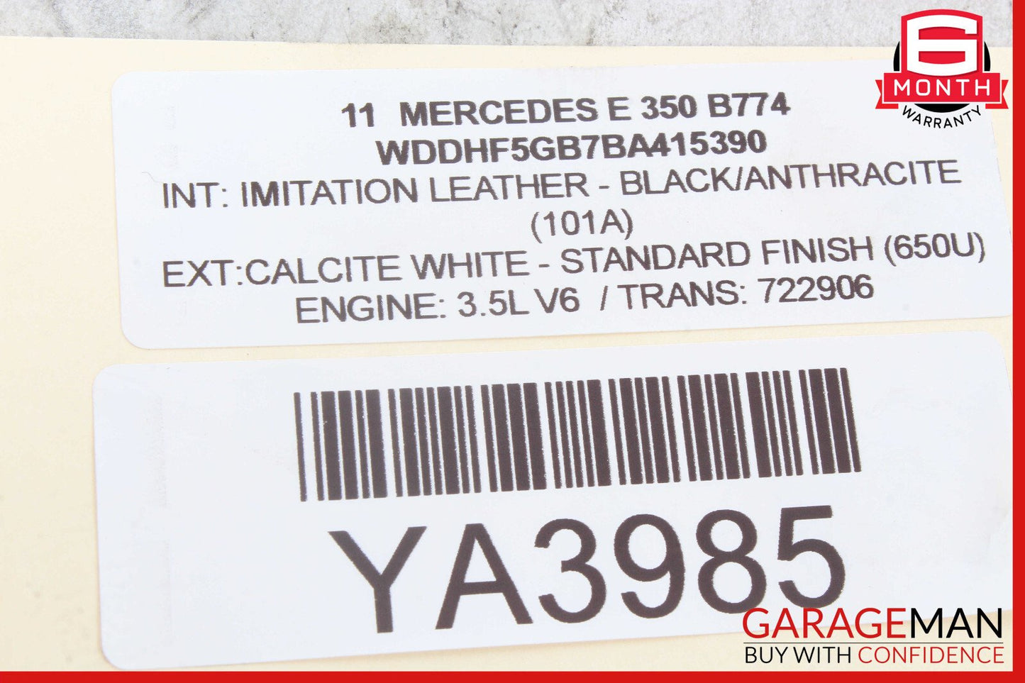 10-13 Mercedes W212 E350 Front Left Bumper Daytime Light Lamp 2128200356 OEM