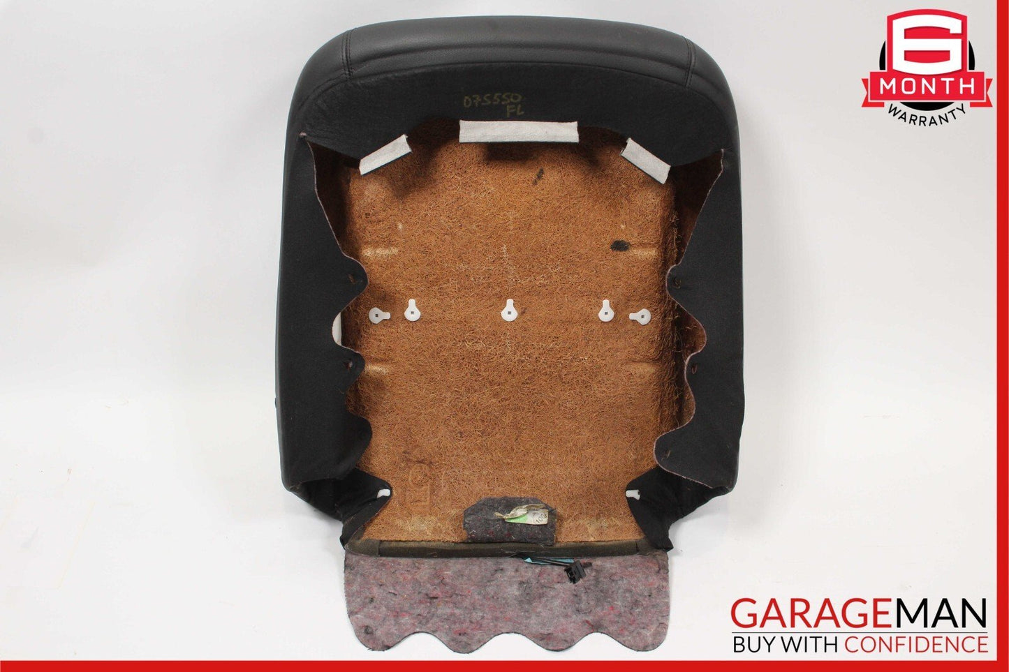 07-09 Mercedes W221 S450 S550 Front Left Side Top Upper Seat Cushion Cover Black
