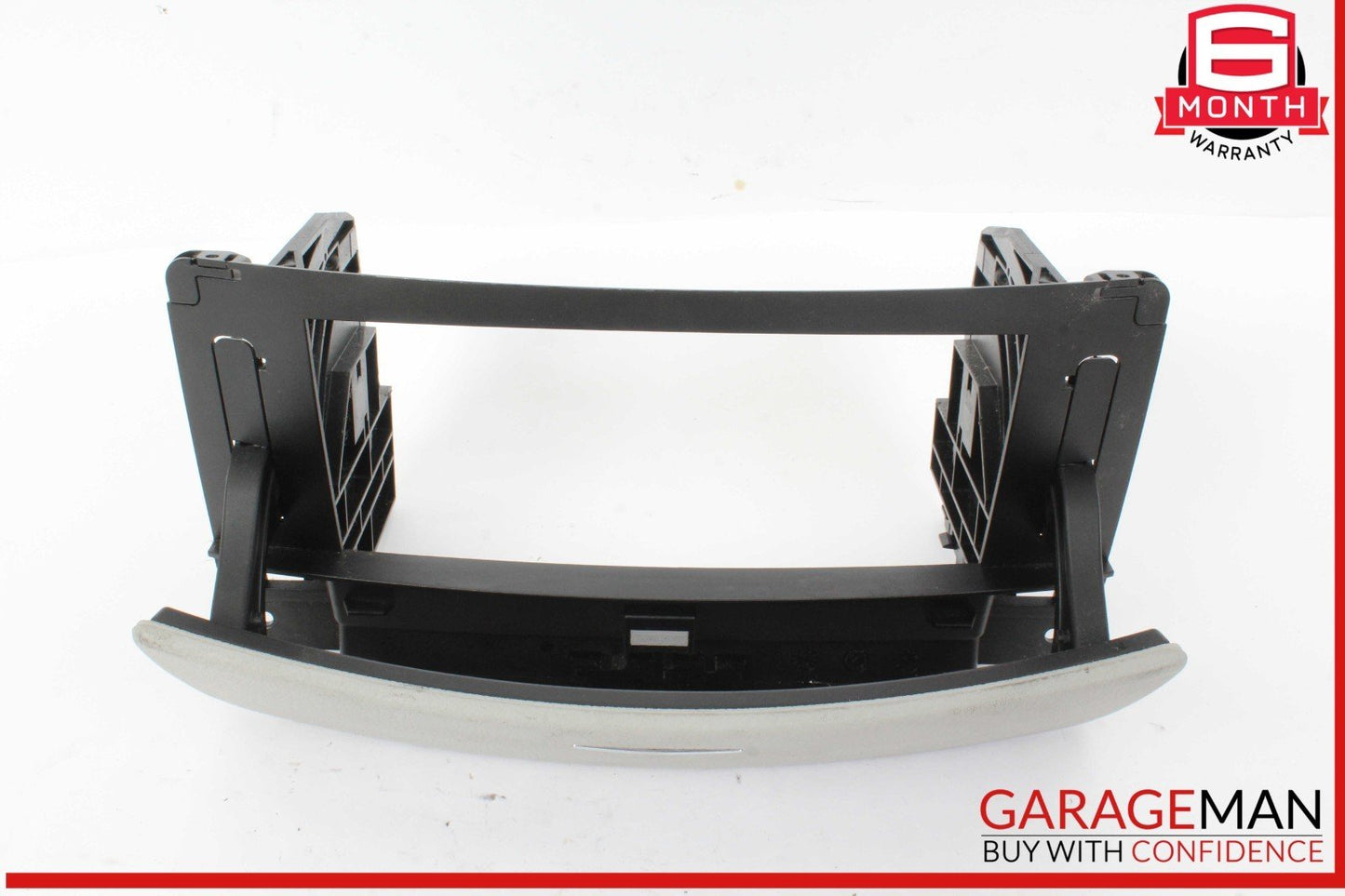 07-13 Mercedes W221 S550 Center Console Dashboard CD Player Trim Cover Gray OEM