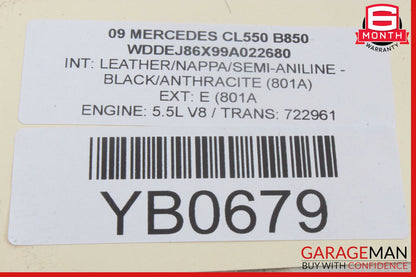 07-14 Mercedes W216 CL550 CL600 CL63 AMG Right Passenger Door Control Module OEM