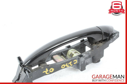 01-04 Mercedes W203 C230 Rear Right Passenger Side Exterior Door Handle Black