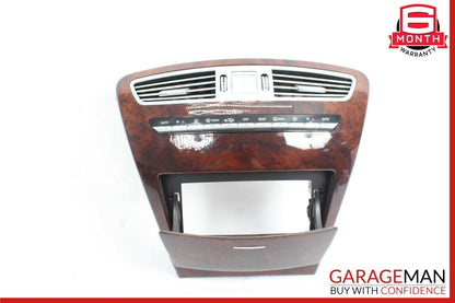 07-14 Mercedes W216 CL550 Center Console Comand Unit Radio Bezel Trim Assembly