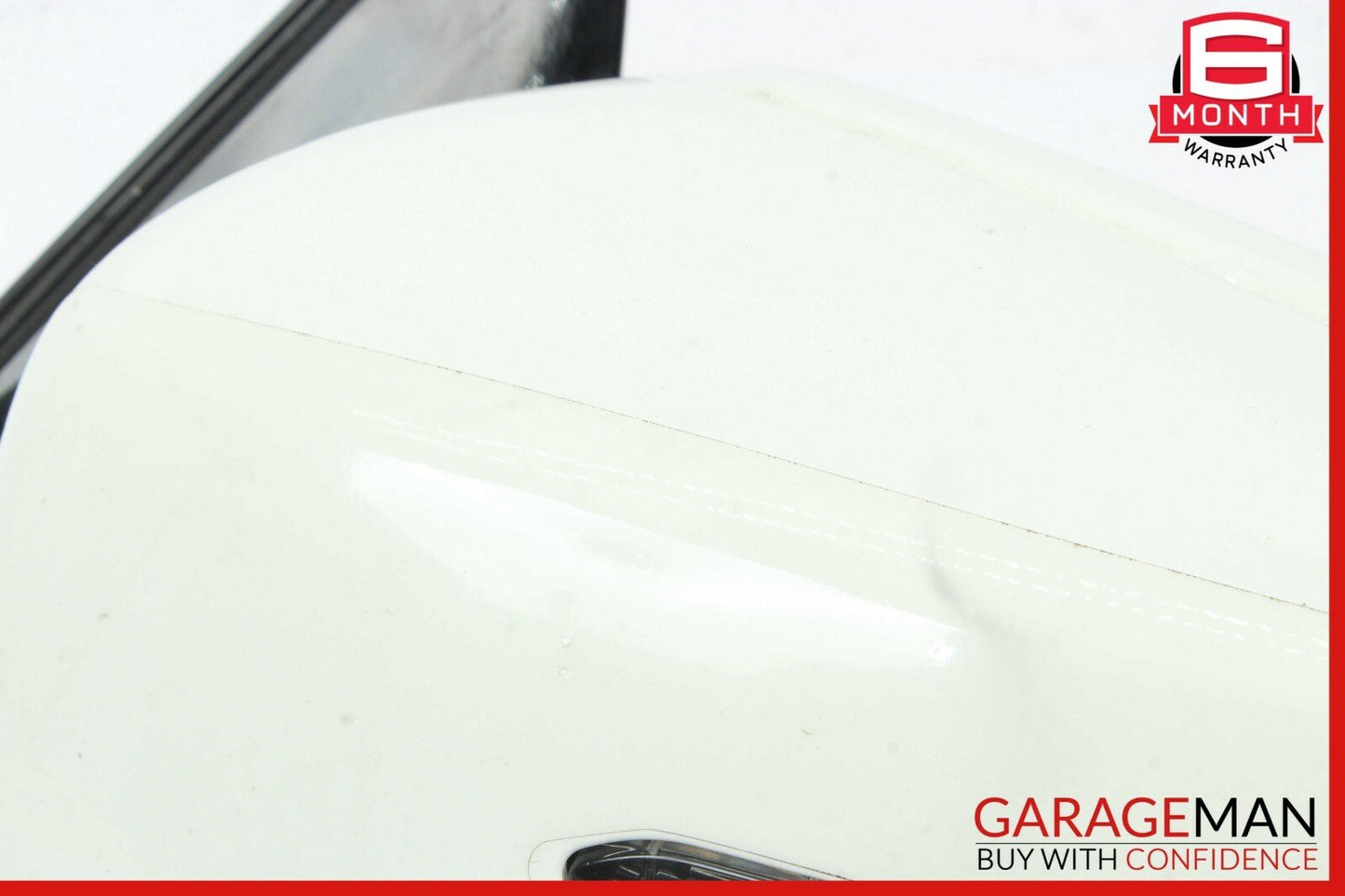10-13 Mercedes W212 E350 E550 Left Driver Side Rear View Door Mirror White OEM